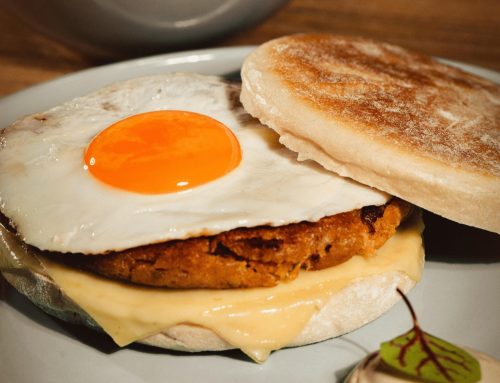 Prego de Alheira no Bolo do Caco