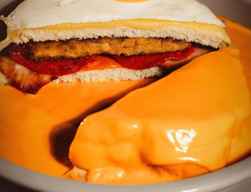 Francesinha de Hambúrguer de Alheira